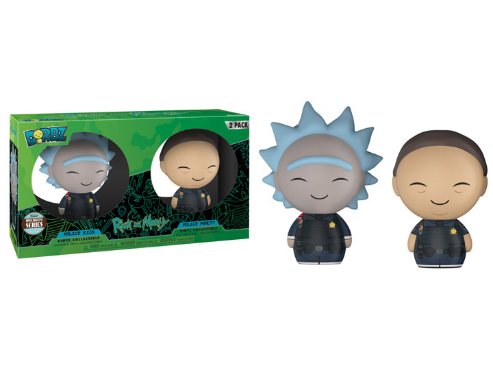 Dorbz: Rick and Morty Specialty Series - Police Rick & Police Morty Two-Pack Gallery Image 1