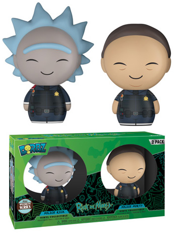 Dorbz: Rick and Morty Specialty Series - Police Rick & Police Morty Two-Pack Gallery Image 2