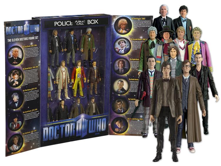 Doctor Who Eleven Doctors TARDIS Box Set Gallery Image 2