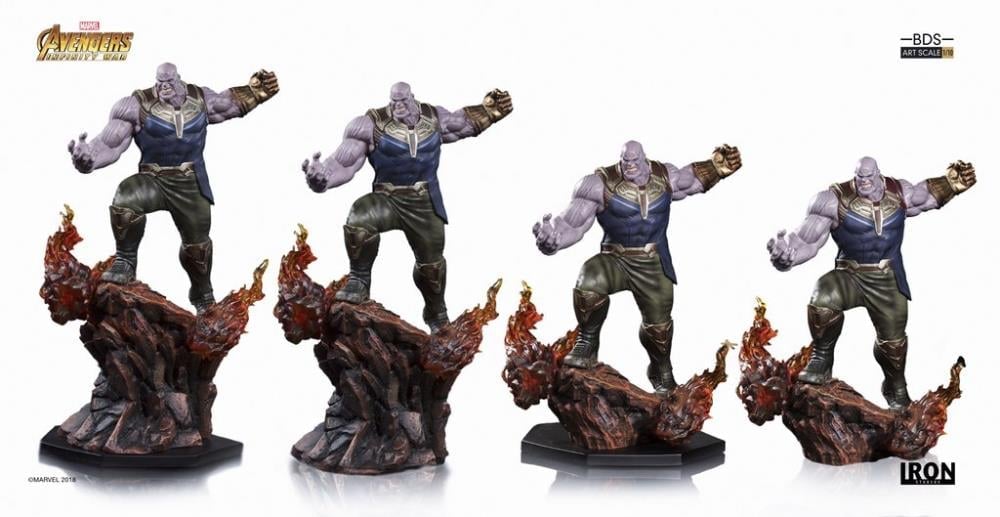 Avengers: Infinity War Battle Diorama Series Thanos 1/10 Art Scale Statue Gallery Image 7