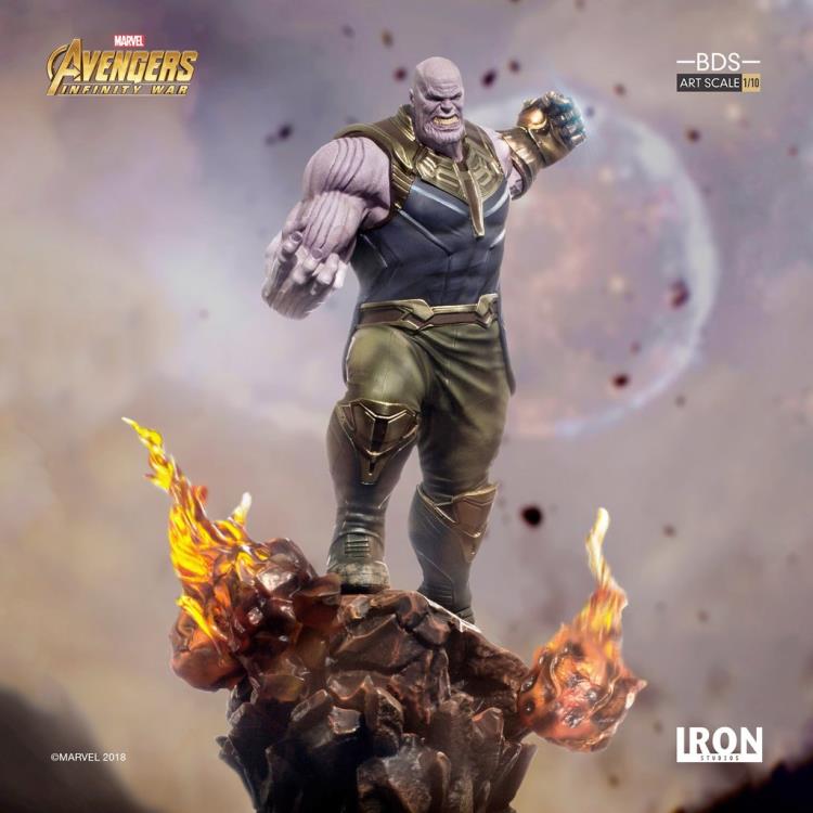 Avengers: Infinity War Battle Diorama Series Thanos 1/10 Art Scale Statue Gallery Image 8