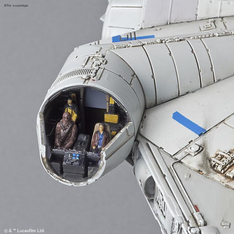 Solo: A Star Wars Story Millennium Falcon (Lando Calrissian Ver.) 1/144 Scale Model Kit Gallery Image 12