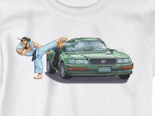 Street Fighter II Bonus Stage T-Shirt Gallery Image 3