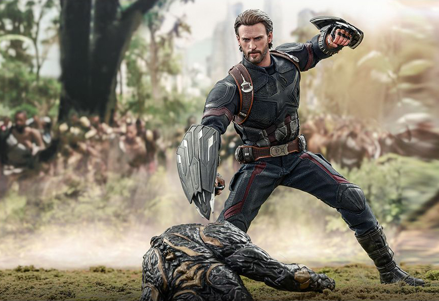 Avengers: Infinity War MMS480 Captain America 1/6th Scale Collectible Figure Gallery Image 6