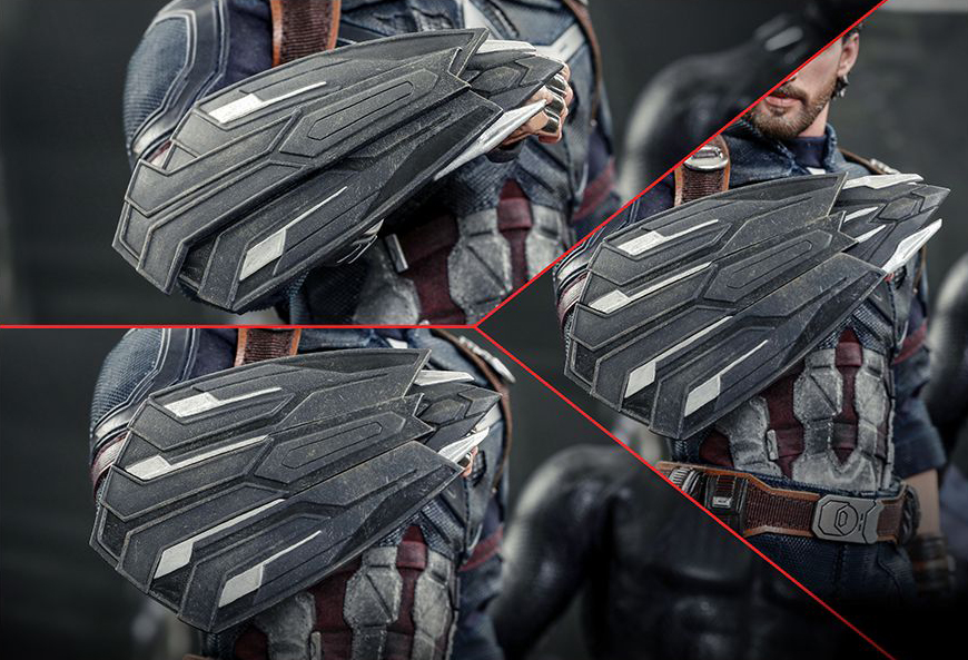 Avengers: Infinity War MMS480 Captain America 1/6th Scale Collectible Figure Gallery Image 7