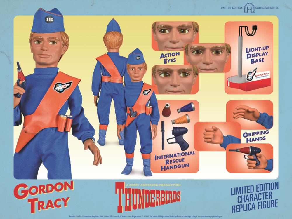Thunderbirds Gordon Tracy (International Rescue) Character Replica Figure Gallery Image 14