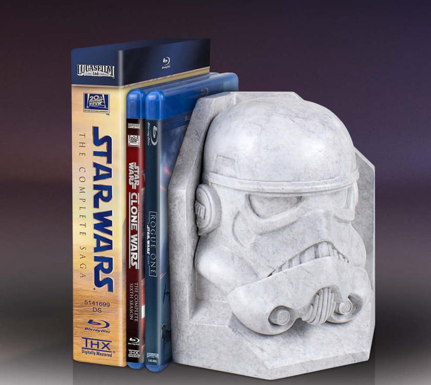 Star Wars Stoneworks Stormtrooper Faux Marble Bookend Gallery Image 3