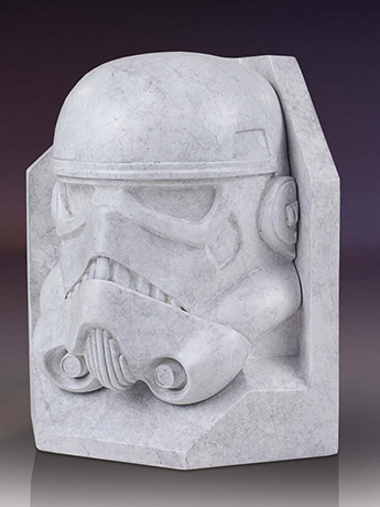 Star Wars Stoneworks Stormtrooper Faux Marble Bookend Gallery Image 2