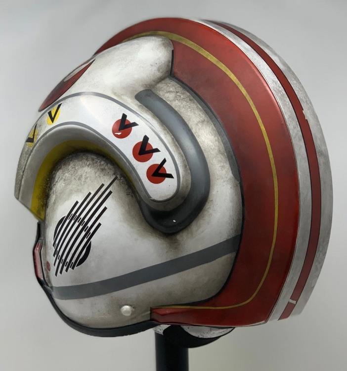 Star Wars Luke Skywalker Rebel Pilot (A New Hope) 1:1 Scale Wearable Helmet Gallery Image 9