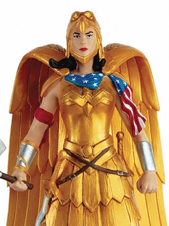 DC Wonder Woman Mythologies Figurine Collection #2 Golden Eagle Armor Wonder Woman Gallery Image 2