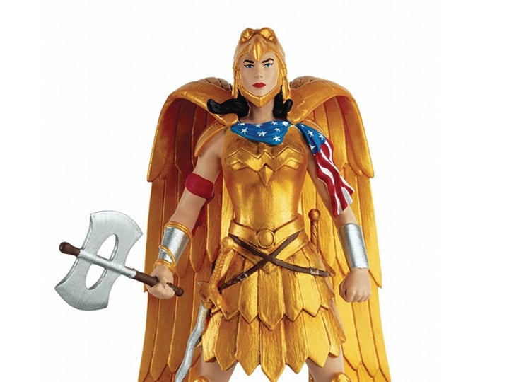 DC Wonder Woman Mythologies Figurine Collection #2 Golden Eagle Armor Wonder Woman Gallery Image 1
