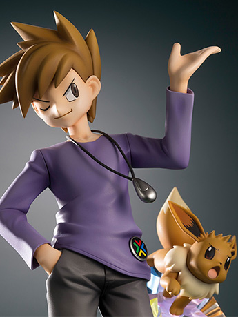 Pokemon ArtFX J Blue Oak With Eevee Figure Gallery Image 2