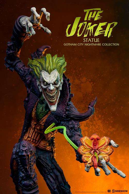 DC Comics Gotham City Nightmare Collection Joker Statue Gallery Image 9
