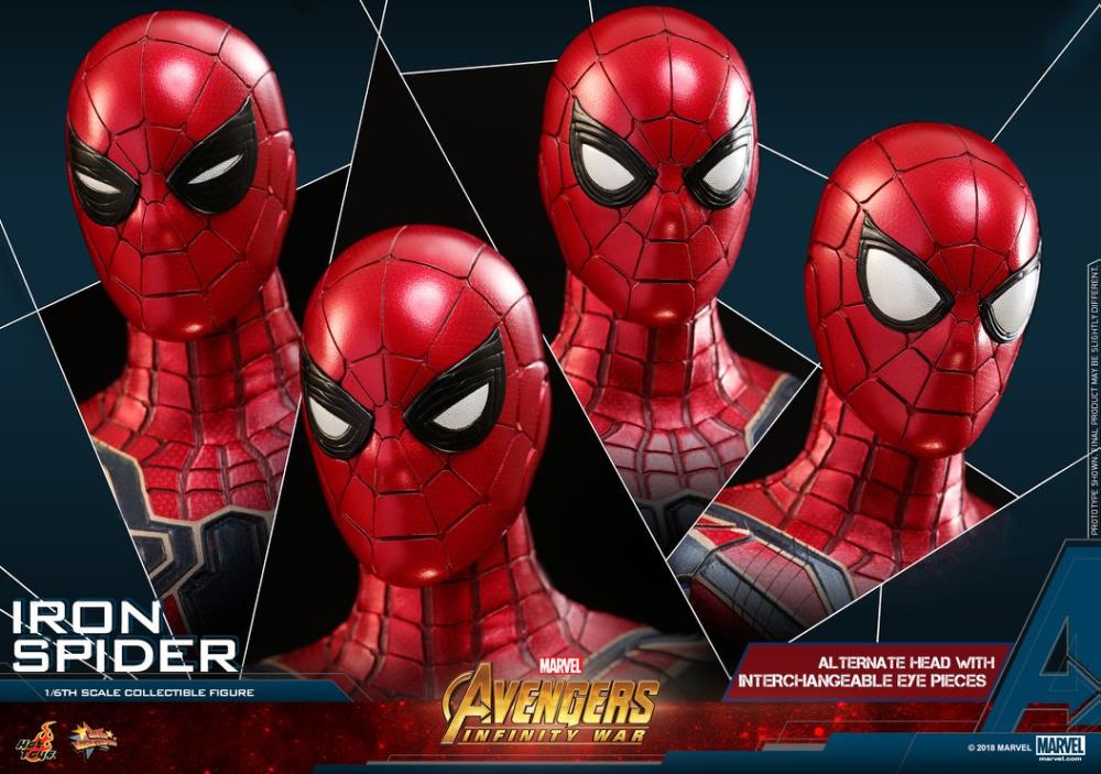 Avengers: Infinity War MMS482 Iron Spider 1/6th Scale Collectible Figure Gallery Image 18