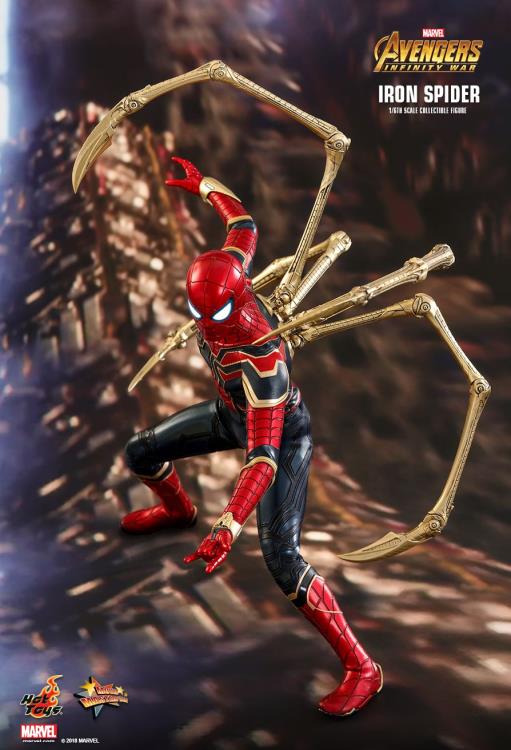 Avengers: Infinity War MMS482 Iron Spider 1/6th Scale Collectible Figure Gallery Image 8