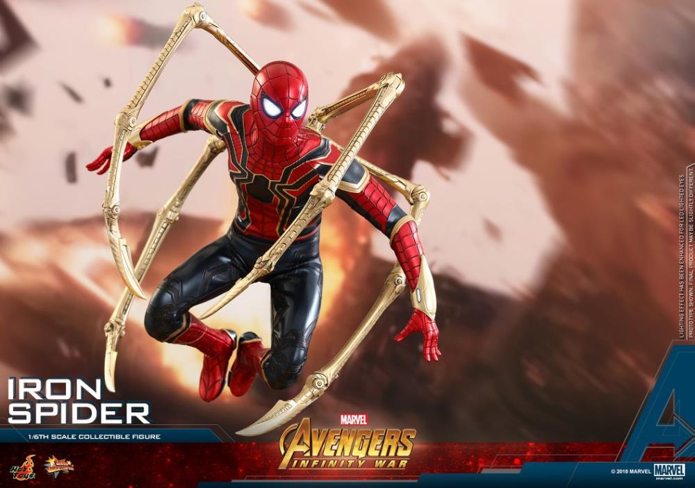 Avengers: Infinity War MMS482 Iron Spider 1/6th Scale Collectible Figure Gallery Image 16