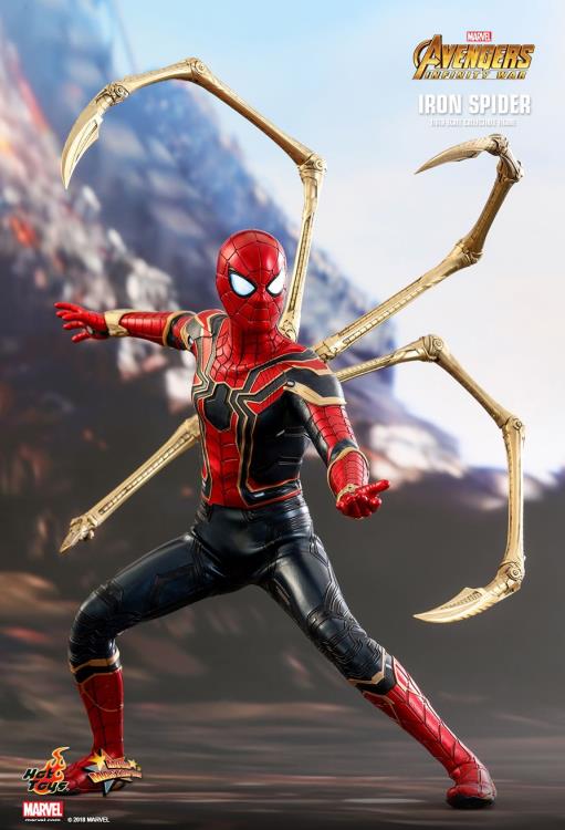 Avengers: Infinity War MMS482 Iron Spider 1/6th Scale Collectible Figure Gallery Image 5