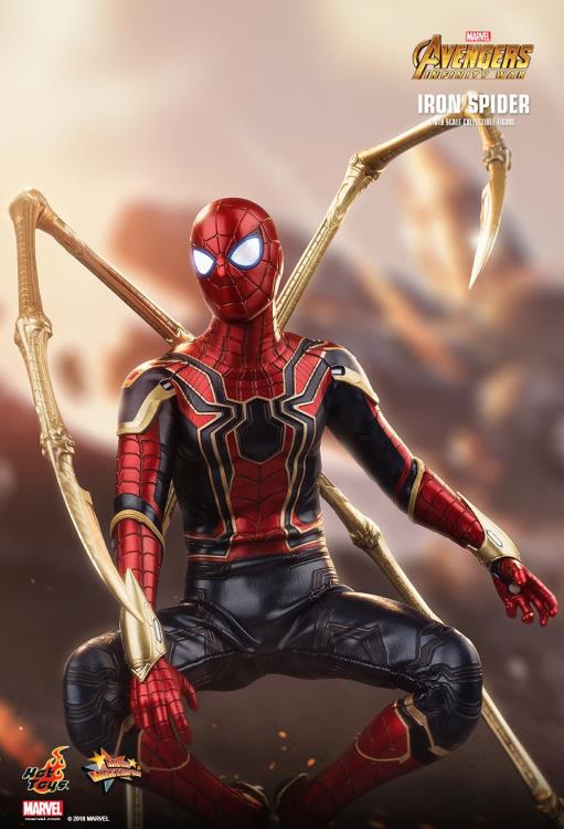 Avengers: Infinity War MMS482 Iron Spider 1/6th Scale Collectible Figure Gallery Image 12