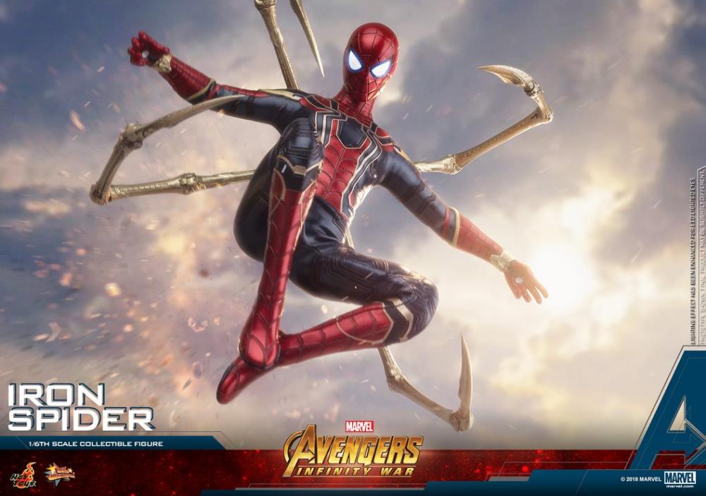 Avengers: Infinity War MMS482 Iron Spider 1/6th Scale Collectible Figure Gallery Image 15
