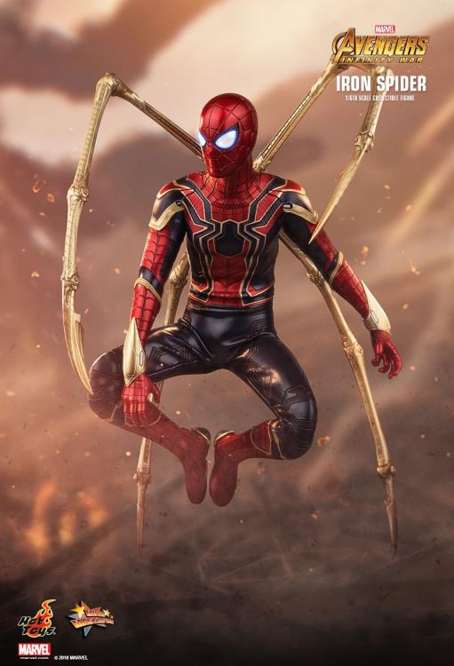 Avengers: Infinity War MMS482 Iron Spider 1/6th Scale Collectible Figure Gallery Image 10