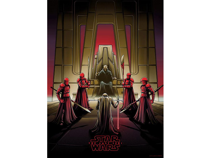 Star Wars Darkness Rises and Light to Meet It Art Print (Variant) Gallery Image 1