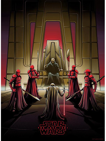 Star Wars Darkness Rises and Light to Meet It Art Print (Variant) Gallery Image 2
