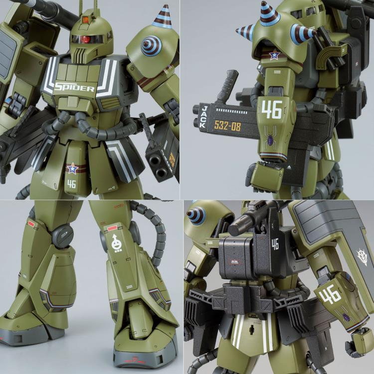 Gundam MG 1/100 Zaku Cannon (Ian Graden Custom) Exclusive Model Kit Gallery Image 11
