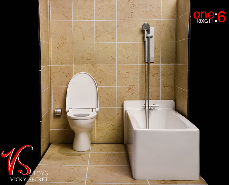 Bathroom 1/6 Scale Diorama Set Gallery Image 7