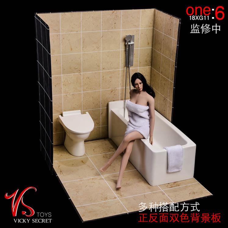 Bathroom 1/6 Scale Diorama Set Gallery Image 8
