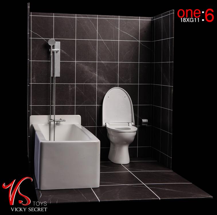 Bathroom 1/6 Scale Diorama Set Gallery Image 4