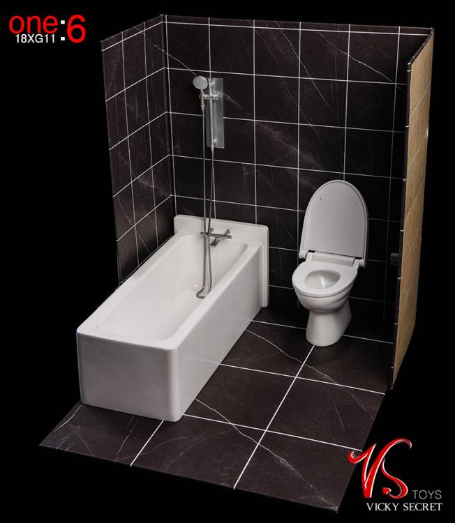 Bathroom 1/6 Scale Diorama Set Gallery Image 3