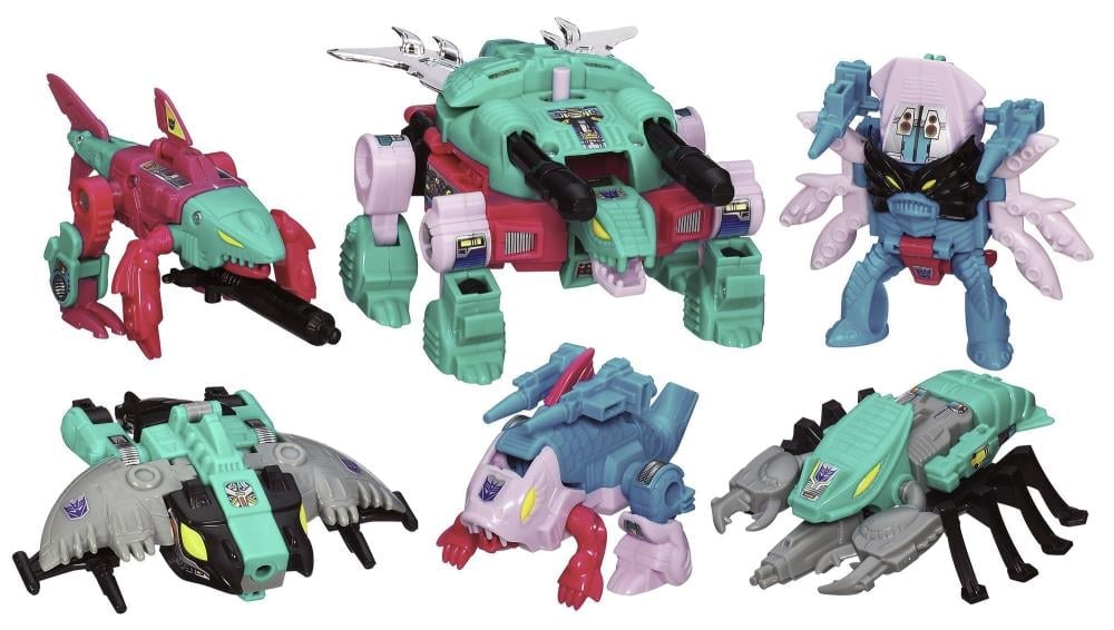 Transformers G1 Commemorative Seacons Decepticon Piranacon BBTS