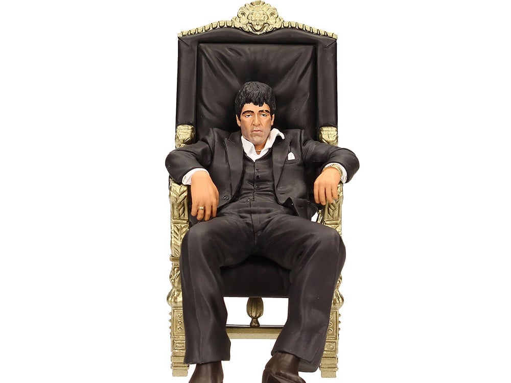 Scarface Movie Icons Tony Montana (On Throne) Figure Gallery Image 1