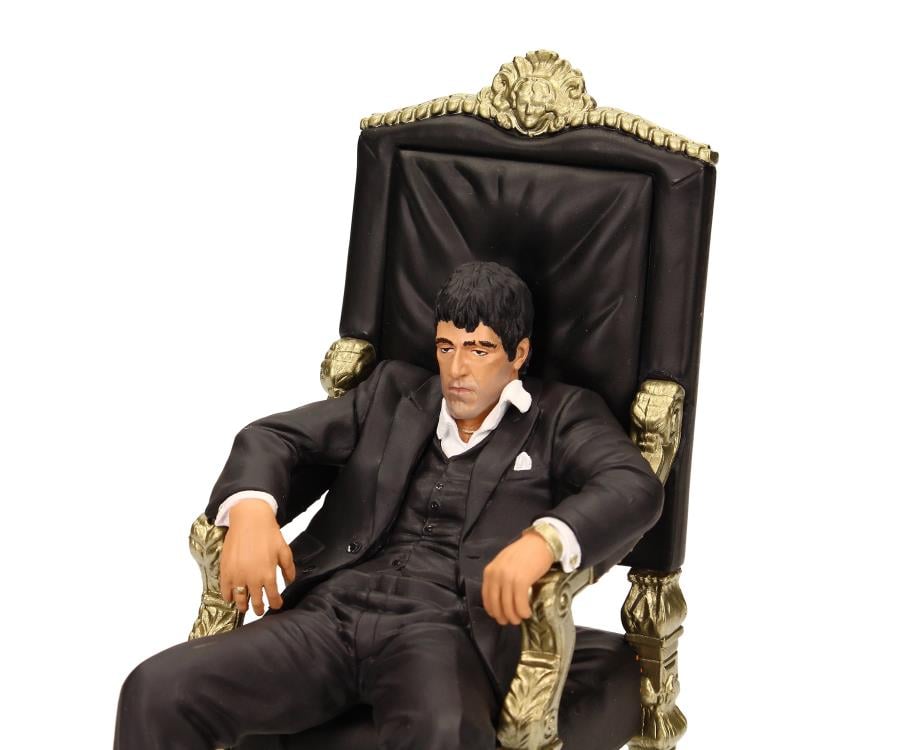 Scarface Movie Icons Tony Montana (On Throne) Figure Gallery Image 7