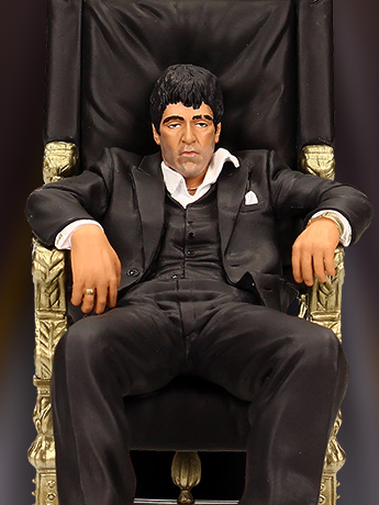 Scarface Movie Icons Tony Montana (On Throne) Figure Gallery Image 2