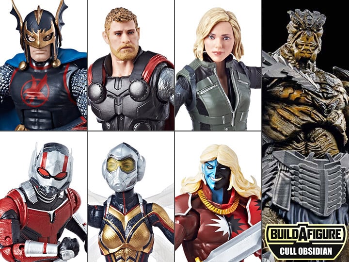 Avengers: Infinity War Marvel Legends Wave 2 Set of 6 Figures (Cull Obsidian BAF) Gallery Image 1