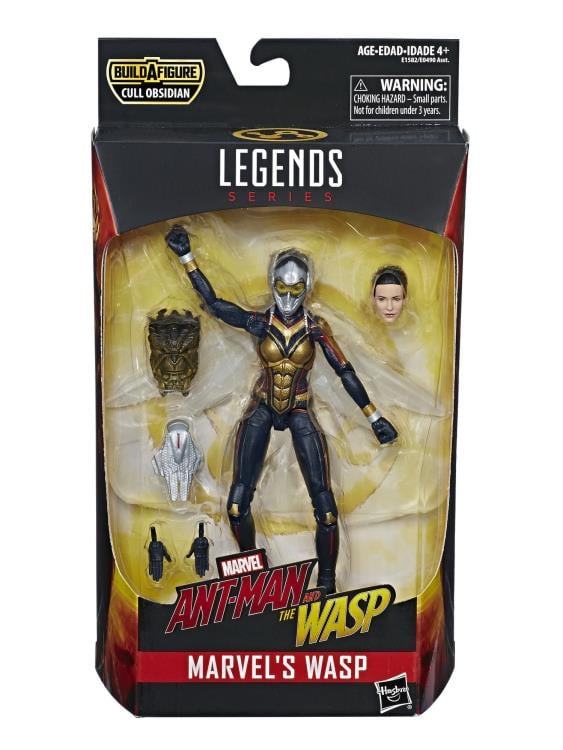Ant-Man and the Wasp Marvel Legends Wasp (Cull Obsidian BAF) Gallery Image 11