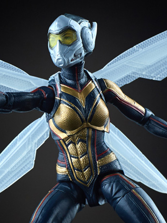 Ant-Man and the Wasp Marvel Legends Wasp (Cull Obsidian BAF) Gallery Image 2