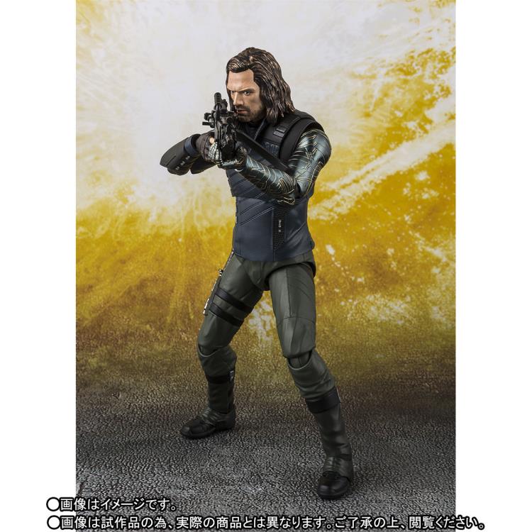 Avengers: Infinity War S.H.Figuarts Bucky Action Figure & Tamashii Effect Gallery Image 7