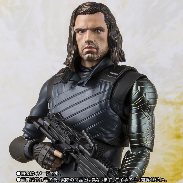 Avengers: Infinity War S.H.Figuarts Bucky Action Figure & Tamashii Effect Gallery Image 3