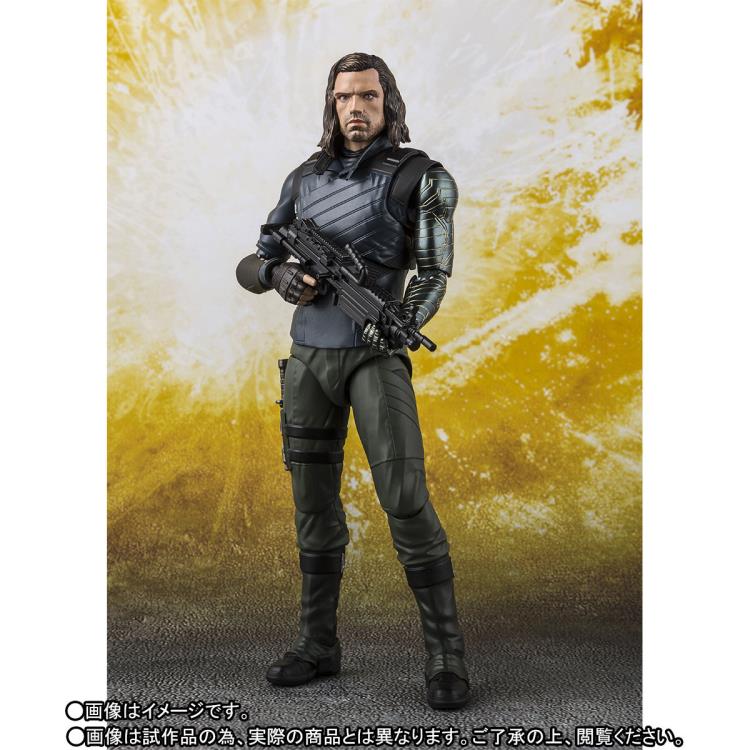 Avengers: Infinity War S.H.Figuarts Bucky Action Figure & Tamashii Effect Gallery Image 6