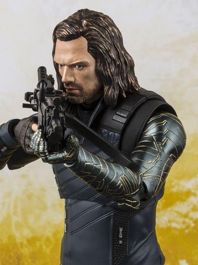 Avengers: Infinity War S.H.Figuarts Bucky Action Figure & Tamashii Effect Gallery Image 2