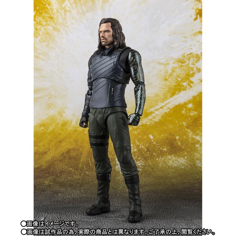 Avengers: Infinity War S.H.Figuarts Bucky Action Figure & Tamashii Effect Gallery Image 5