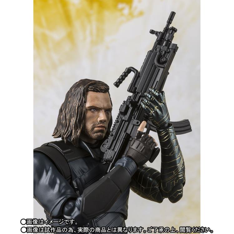 Avengers: Infinity War S.H.Figuarts Bucky Action Figure & Tamashii Effect Gallery Image 10