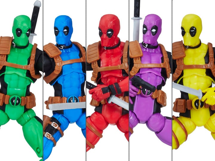 Marvel Legends Deadpool's Rainbow Squad Five-Pack Gallery Image 1