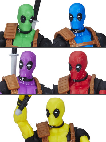 Marvel Legends Deadpool's Rainbow Squad Five-Pack Gallery Image 2