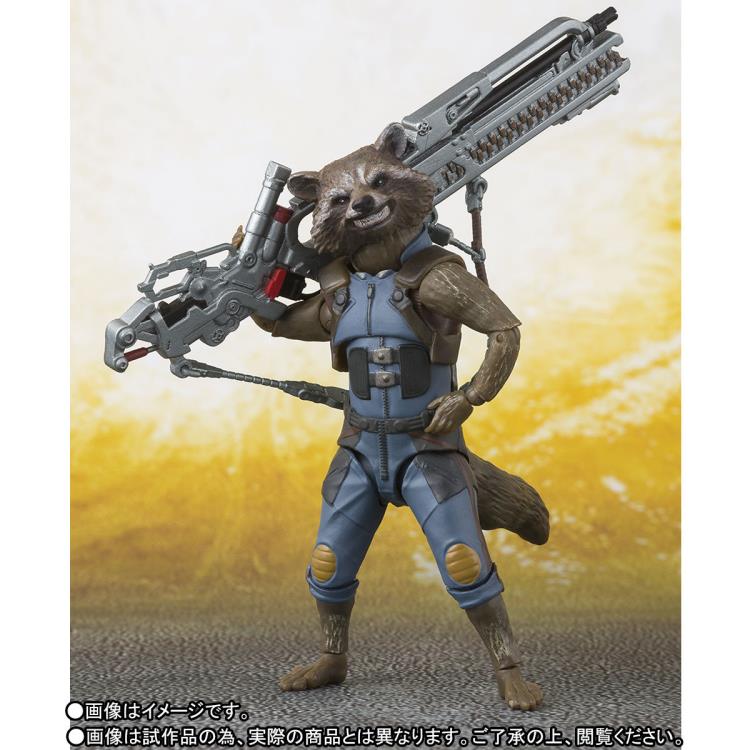 Avengers: Infinity War S.H.Figuarts Rocket Raccoon Exclusive Action Figure Gallery Image 4