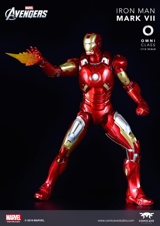 Iron Man 3 Die-Cast Iron Man Mark VII 1/12 Scale Figure Gallery Image 3