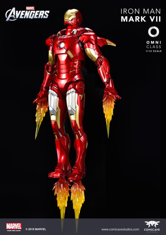 Iron Man 3 Die-Cast Iron Man Mark VII 1/12 Scale Figure Gallery Image 5