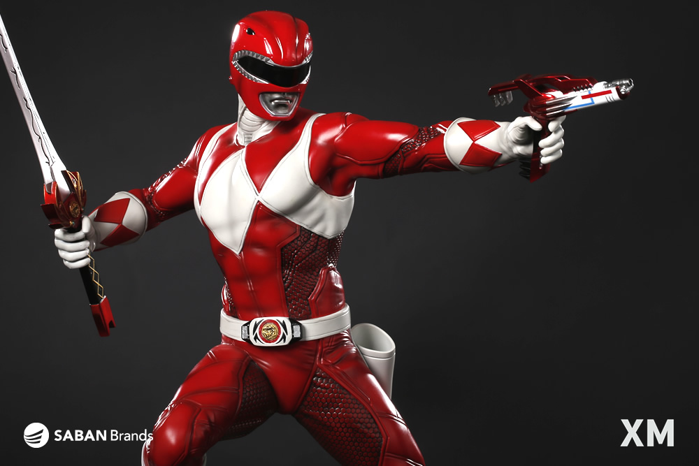 Mighty Morphin Power Rangers Premium Collectibles Red Ranger Statue Gallery Image 12